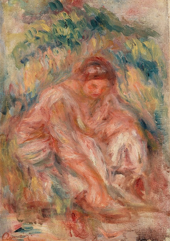 Pierre-Auguste Renoir - Sketch of a Woman (Esquisse de femme)
