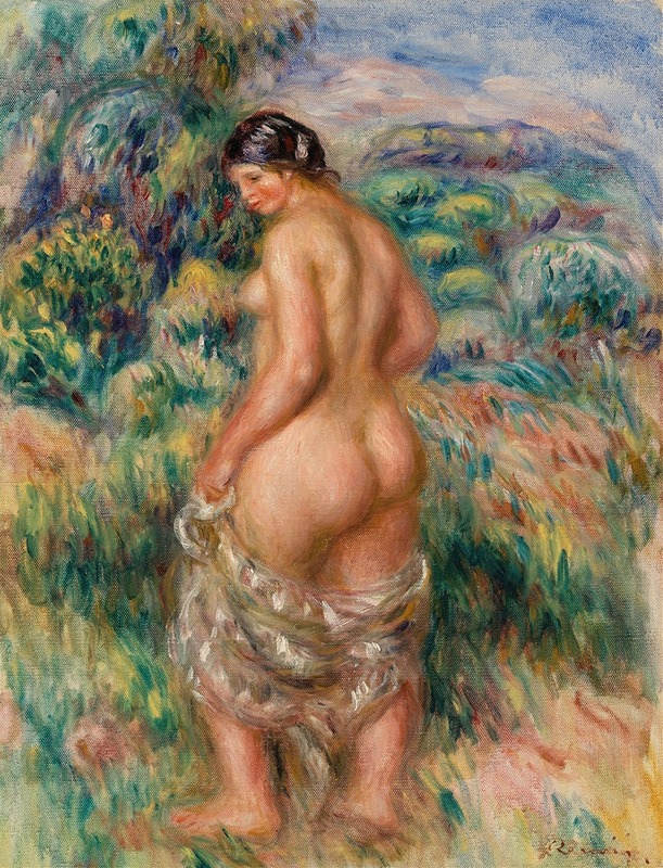 Pierre-Auguste Renoir - Standing Bather (Baigneuse debout)