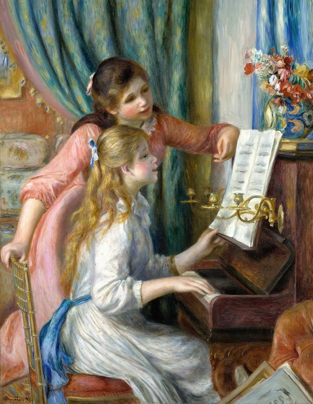 Pierre-Auguste Renoir - Two Young Girls at the Piano