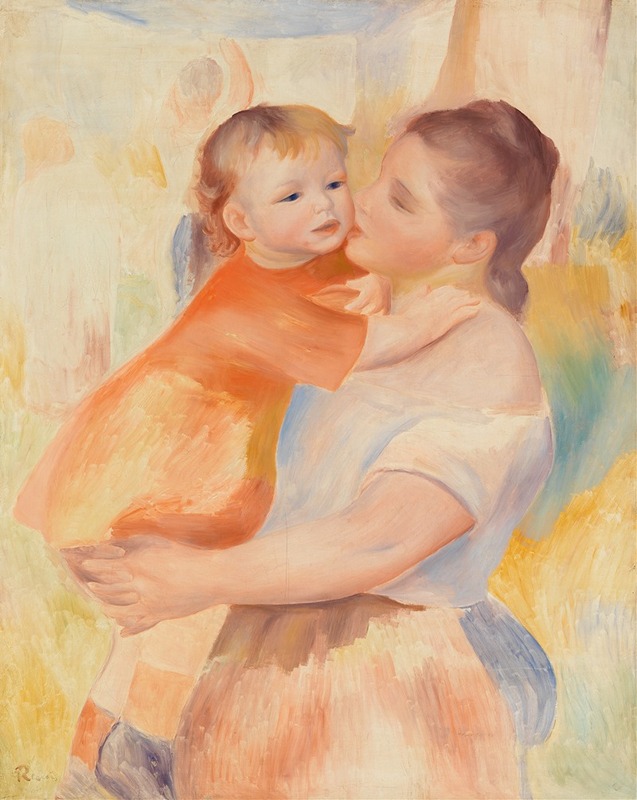 Pierre-Auguste Renoir - Washerwoman and Child (La Blanchisseuse et son enfant)