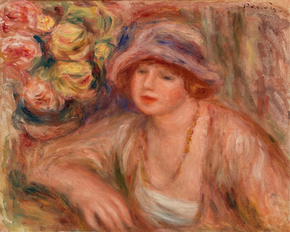 Pierre-Auguste Renoir - Woman Leaning (Femme accoudée)