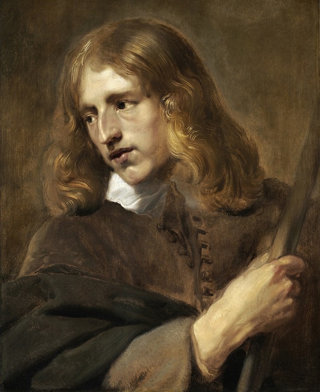 Pieter Claesz Soutman - A Young Man Holding a Staff