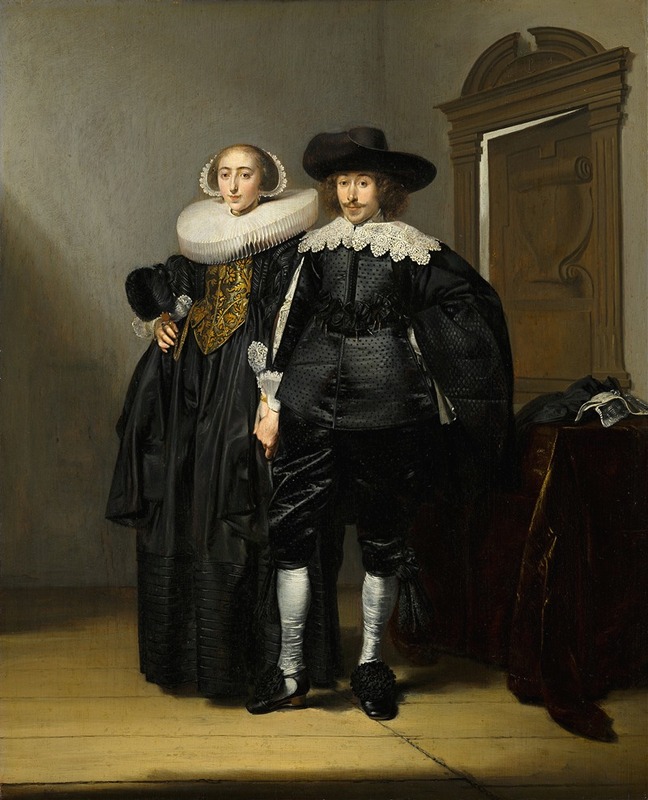 Pieter Codde - Portrait of a Married Couple
