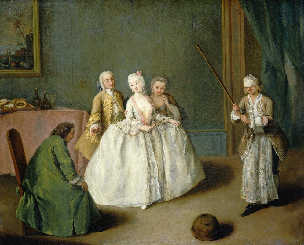 Pietro Longhi - The Game of the Cooking Pot