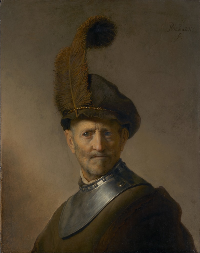 Rembrandt van Rijn - An Old Man in Military Costume