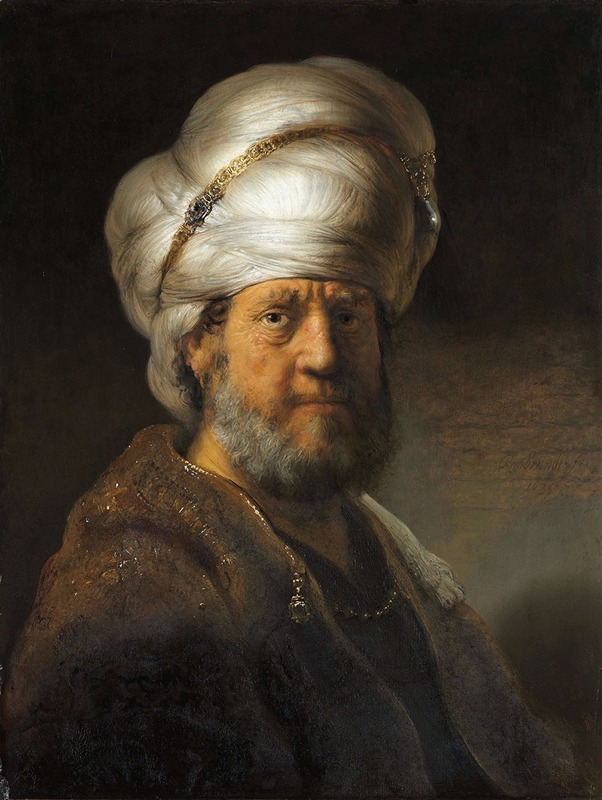 Rembrandt van Rijn - Man in Oriental Clothing