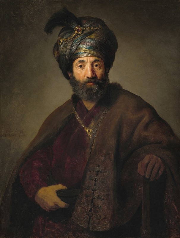 Rembrandt van Rijn - Man in Oriental Costume