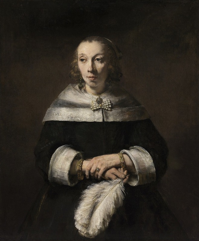 Rembrandt van Rijn - Portrait of a Lady with an Ostrich-Feather Fan