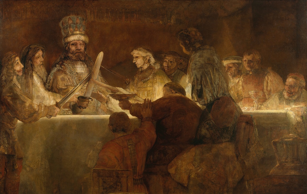 Rembrandt van Rijn - The Conspiracy of the Batavians under Claudius Civilis