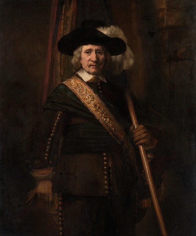 Rembrandt van Rijn - The Standard Bearer (Floris Soop, 1604–1657)