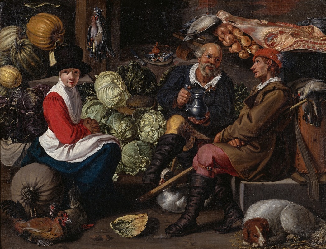 School of Willem Pieterszoon Buytewech - Vegetable Sellers