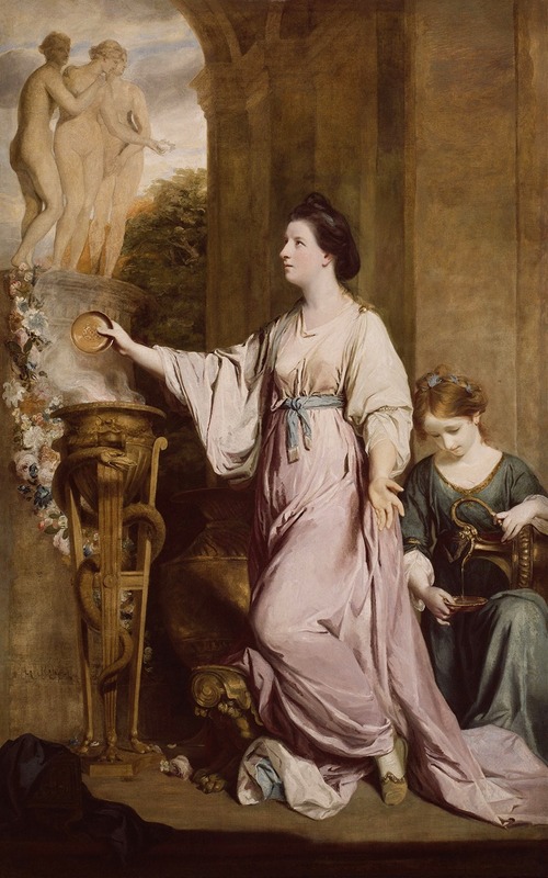Sir Joshua Reynolds - Lady Sarah Bunbury Sacrificing to the Graces