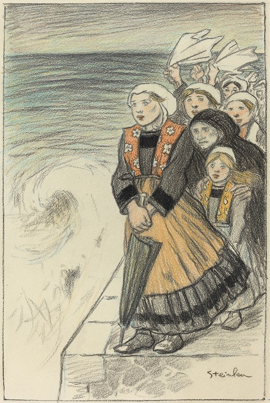 Théophile Alexandre Steinlen - Sailors’ Wives