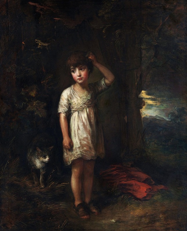 Thomas Gainsborough - A Boy with a Cat,Morning