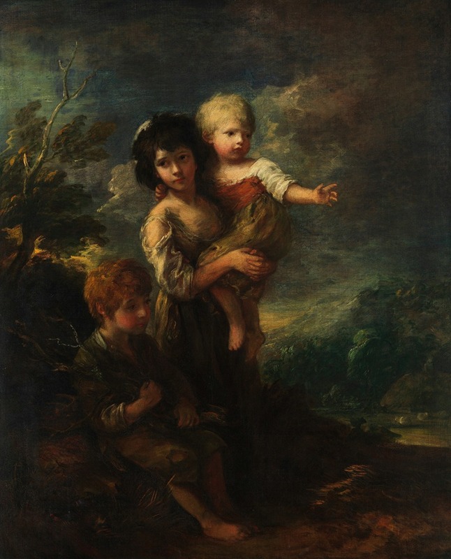 Thomas Gainsborough - Cottage Children (The Wood Gatherers)