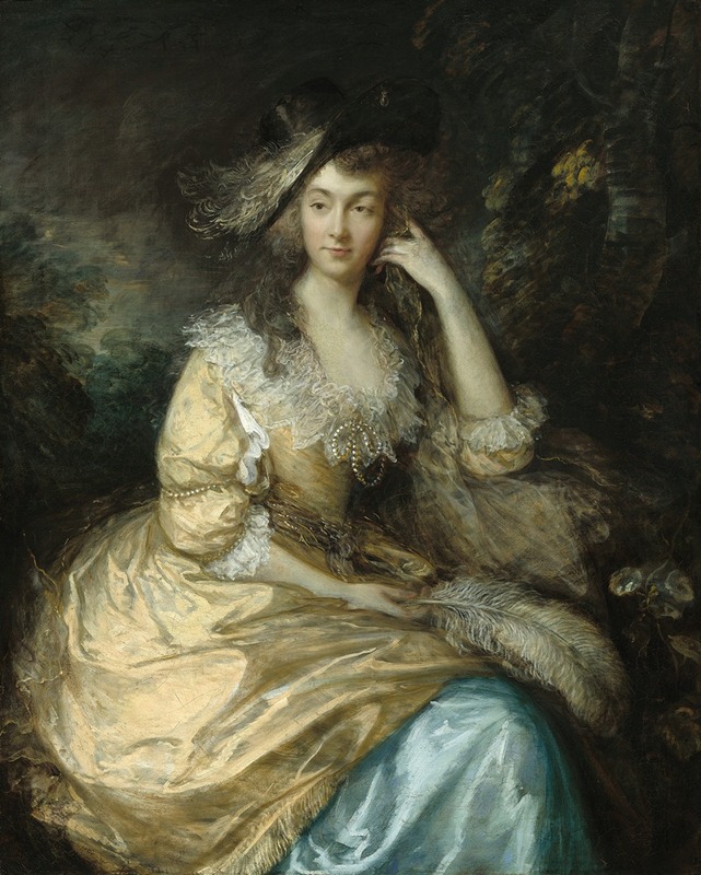 Thomas Gainsborough - Frances Susanna,Lady de Dunstanville