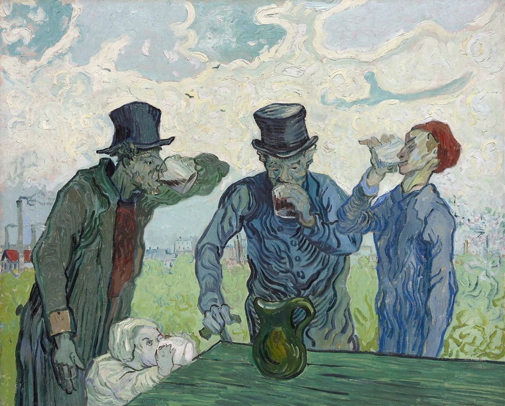 Vincent van Gogh - The Drinkers