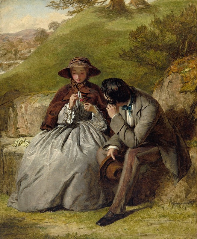 William Powell Frith - The Lovers