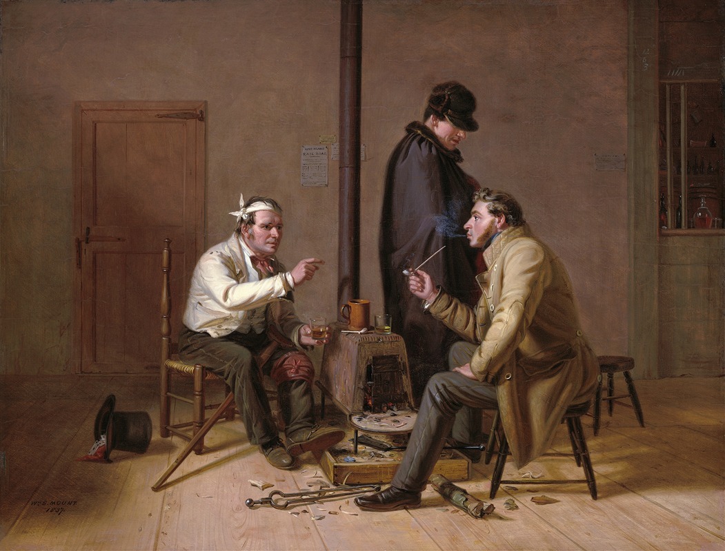 William Sidney Mount - The Tough Story – Scene in a Country Tavern
