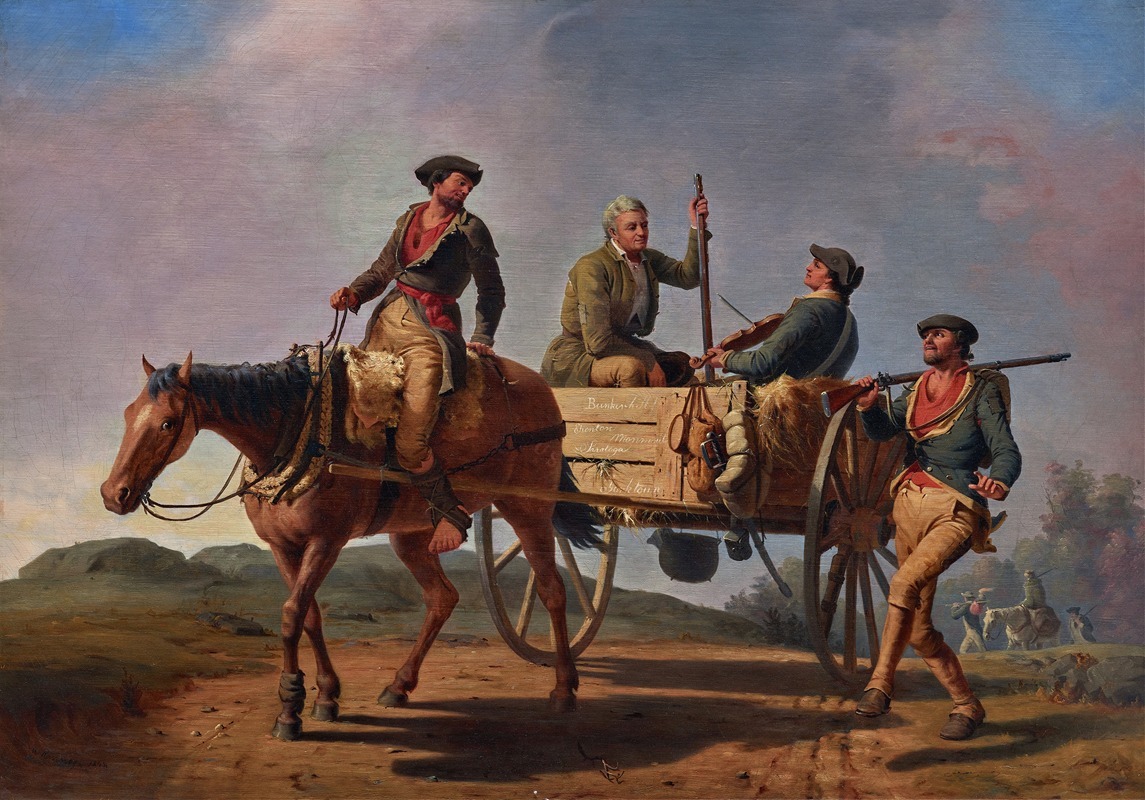 William Tylee Ranney - Veterans of 1776 Returning from the War