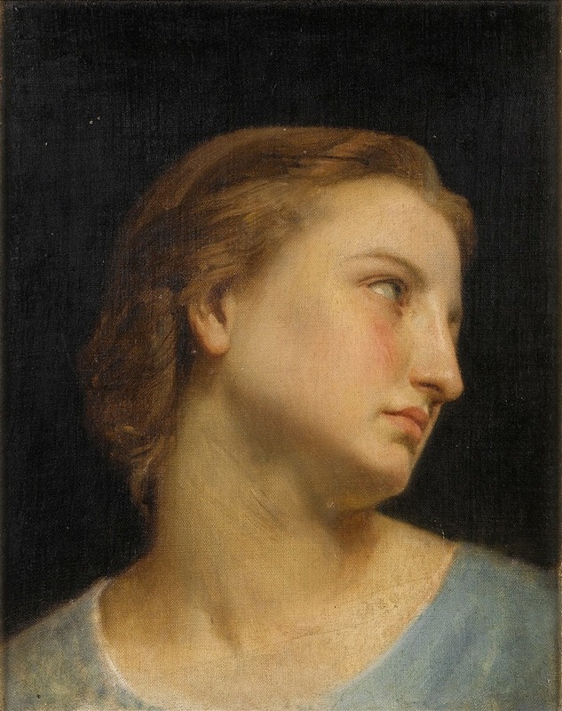 William Bouguereau - Study Of A Woman’s Head (Philomèle Et Progné)