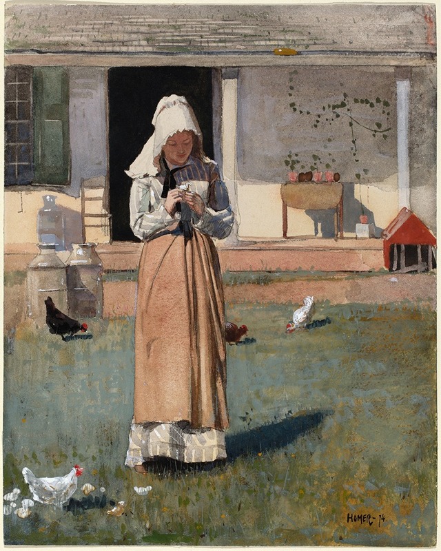 Winslow Homer - A Sick Chicken