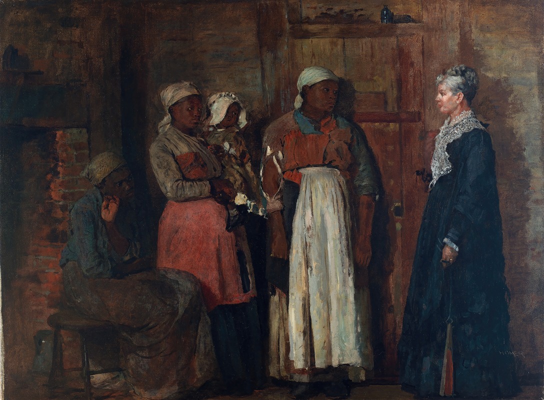 Winslow Homer - A Visit from the Old Mistress