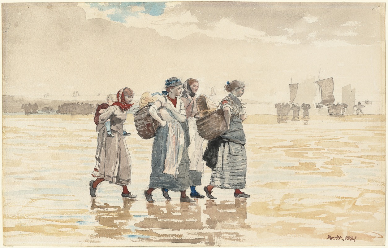 Winslow Homer - Four Fishwives on the Beach