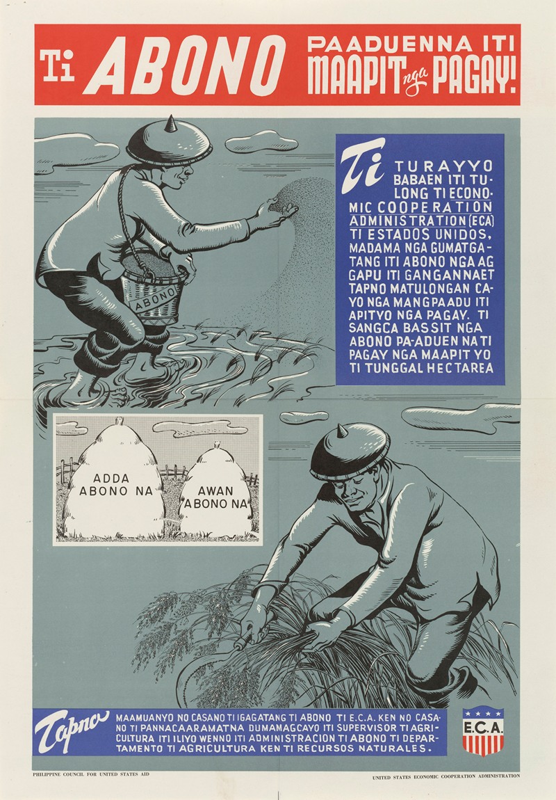 U.S. Information Agency - ECA – Fertilizer Poster