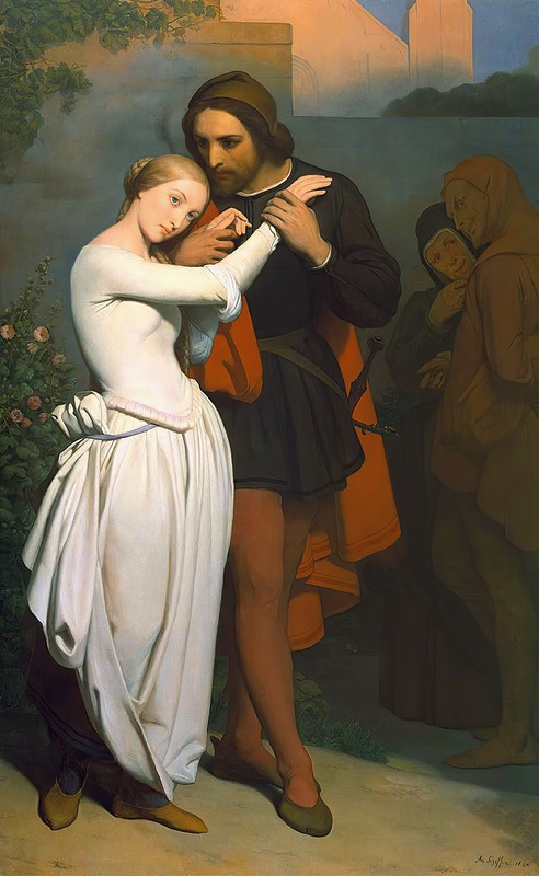 Ary Scheffer - Faust And Marguerite In The Garden