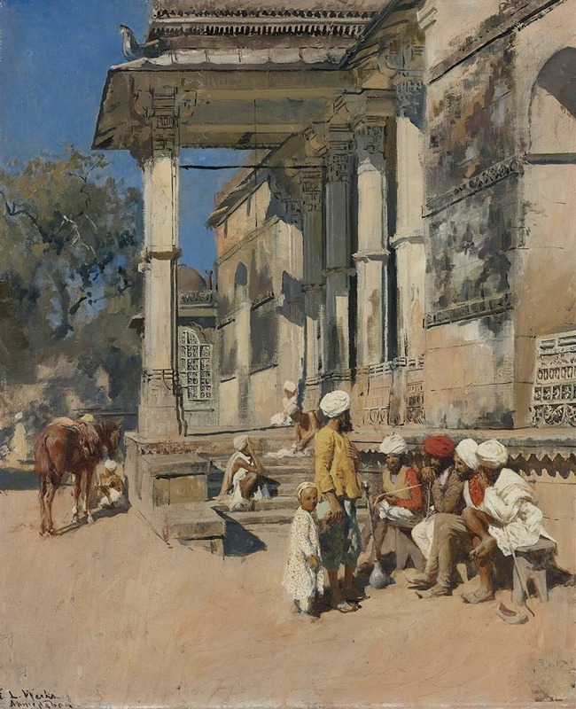 Edwin Lord Weeks - Portico Of A Mosque, Ahmedabad
