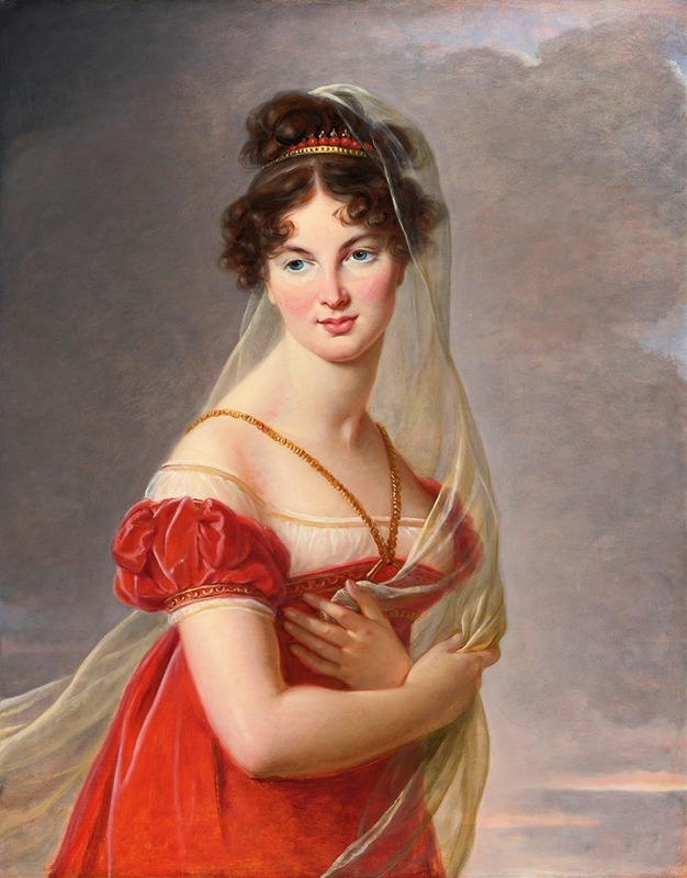 Elisabeth Louise Vigée Le Brun - Portrait Of Aglaé Angélique Gabrielle