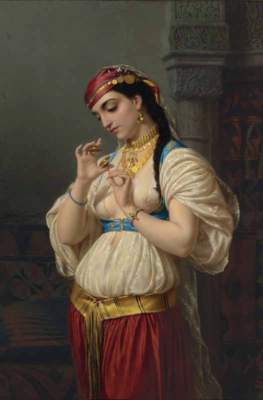 Émile Vernet-Lecomte - Aimée, A Young Egyptian