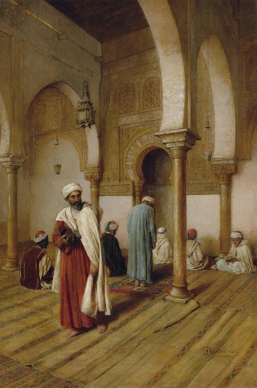 Federico Bartolini - At Prayer In The Mosque, Tunisia