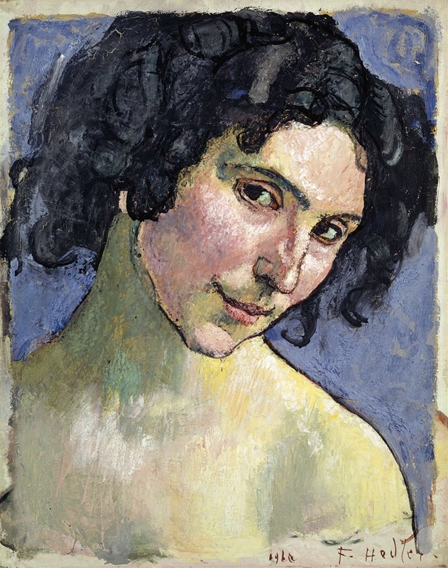 Ferdinand Hodler - Portrait Of The Model Giulia Leonardi