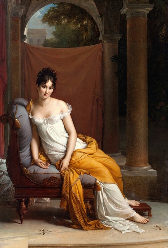 François Gérard - Portrait Of Juliette Récamier, Née Bernard
