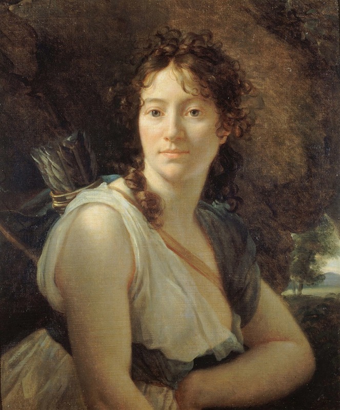 François Gérard - Portrait Of Mademoiselle Duchesnois (1777-1835), Member Of The Comédie-Française, In The Role Of Dido.