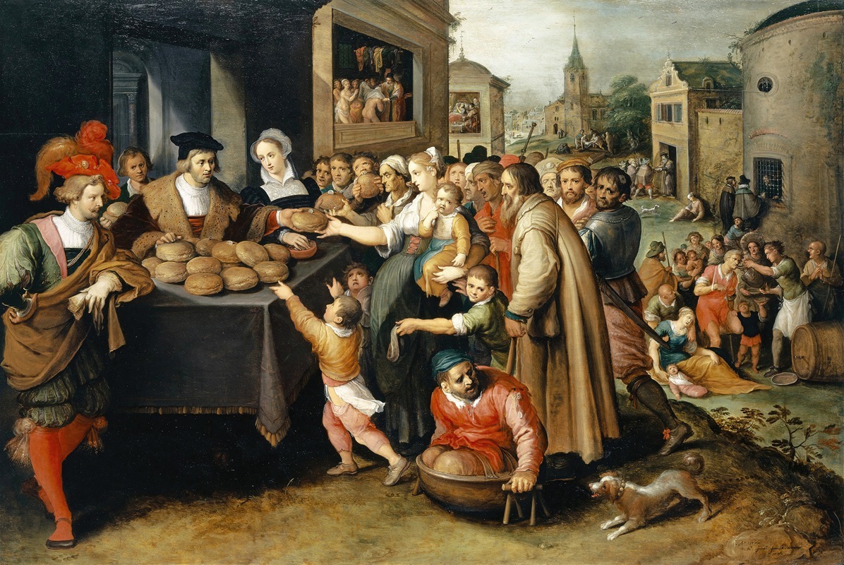 Frans Francken the Younger - The Seven Works Of Mercy