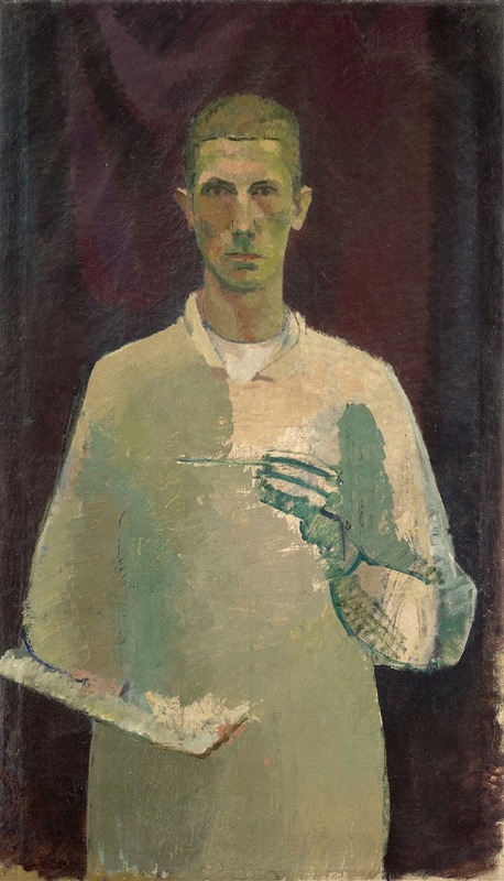 Franz Marent - Self-Portrait With Palette