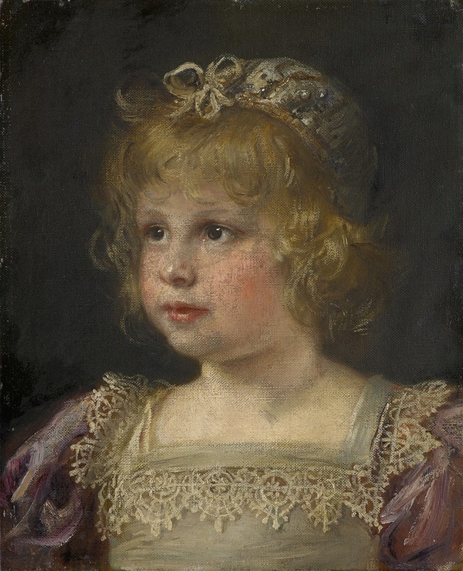 Friedrich August von Kaulbach - Daughter Of The Artist