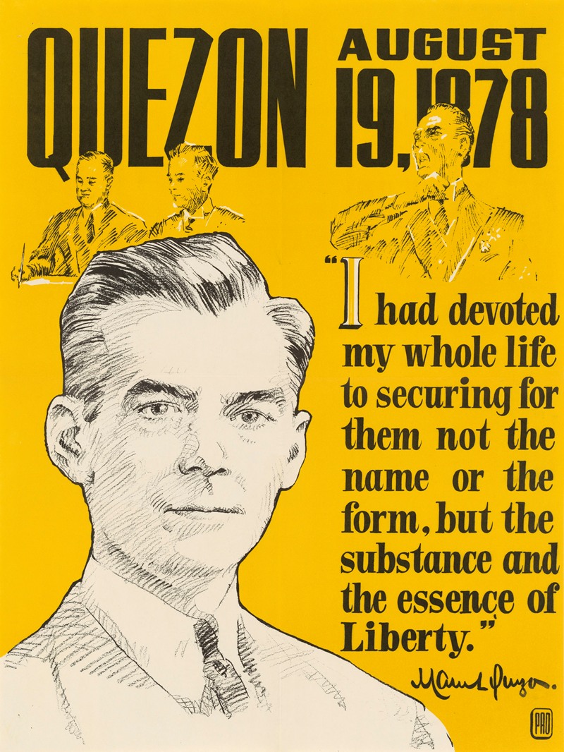 U.S. Information Agency - Manuel L Quezon