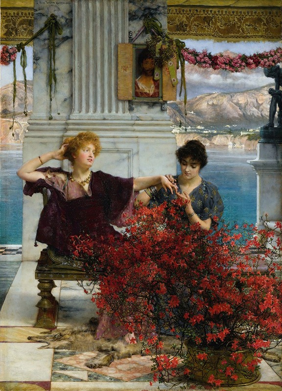 Lawrence Alma-Tadema - Love’s Jewelled Fetter (The Betrothal Ring)