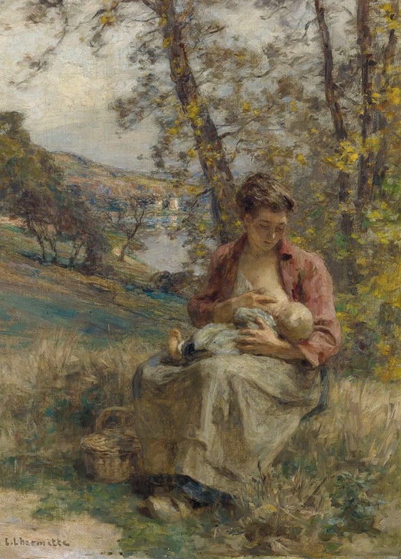 Léon Augustin Lhermitte - The Young Mother