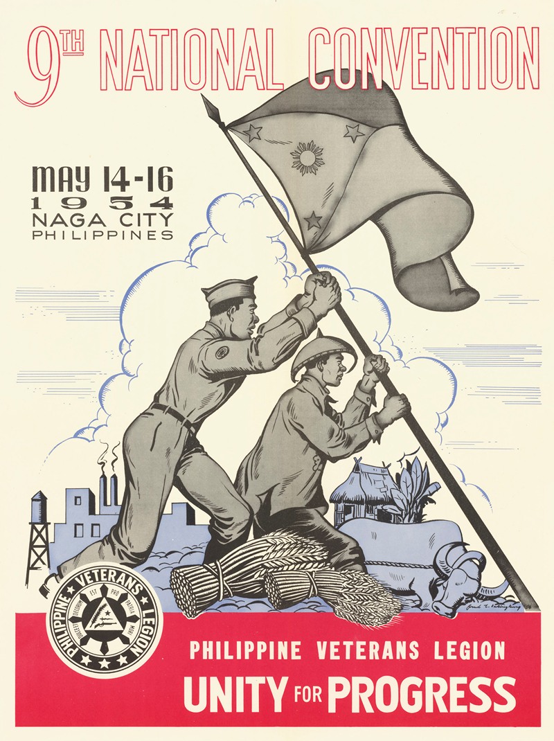 U.S. Information Agency - Phil. Veterans Legion Poster