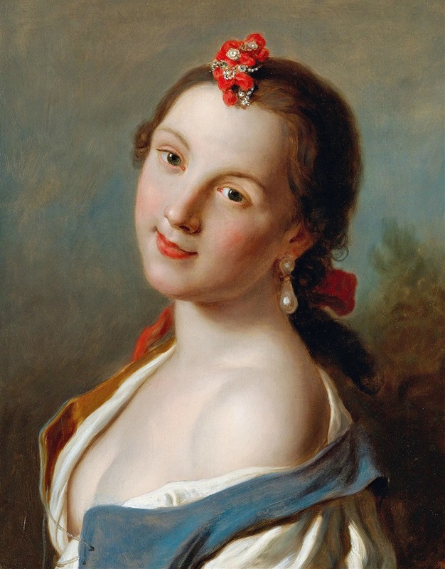 Pietro Rotari - Portrait Of A Young Woman