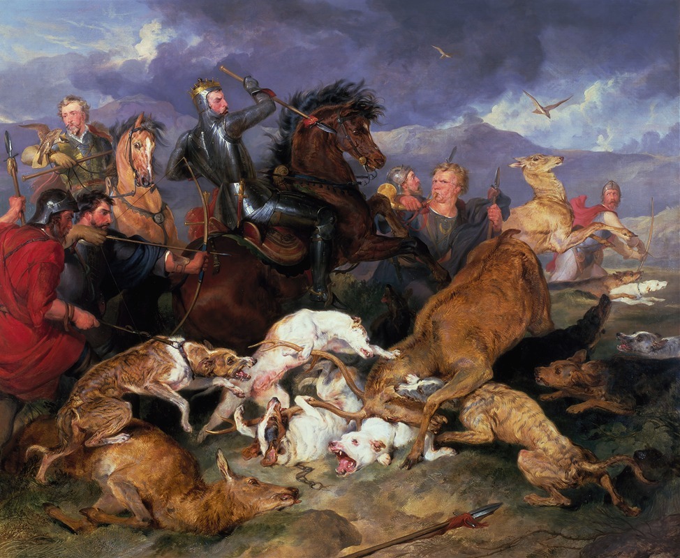 Sir Edwin Henry Landseer - The Hunting Of Chevy Chase