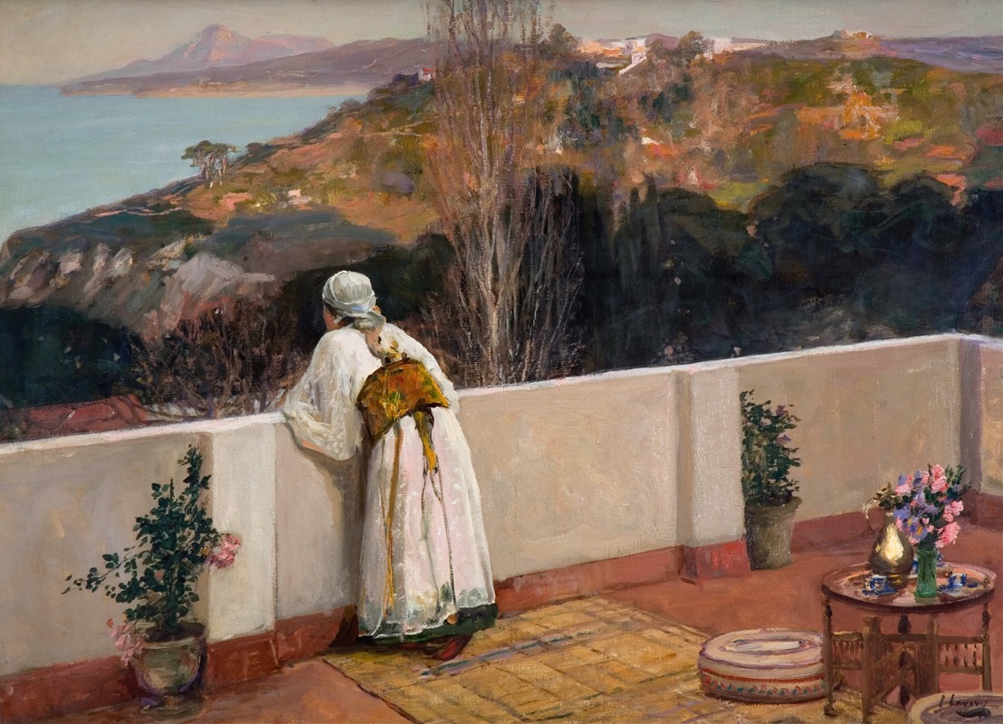 Sir John Lavery - Evening, Tangiers