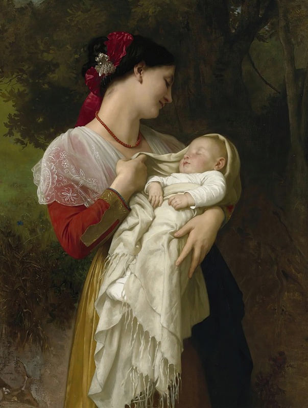 William Bouguereau - Admiration Maternelle