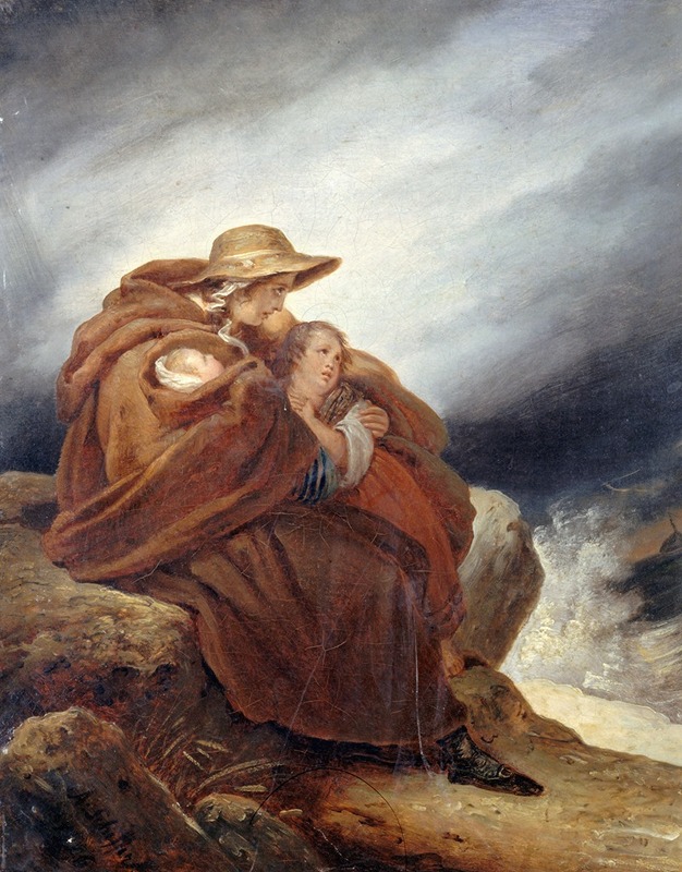 Ary Scheffer - The sailor’s family