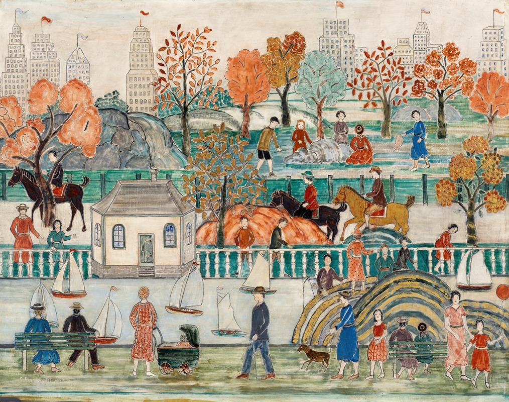 Charles Prendergast - Central Park